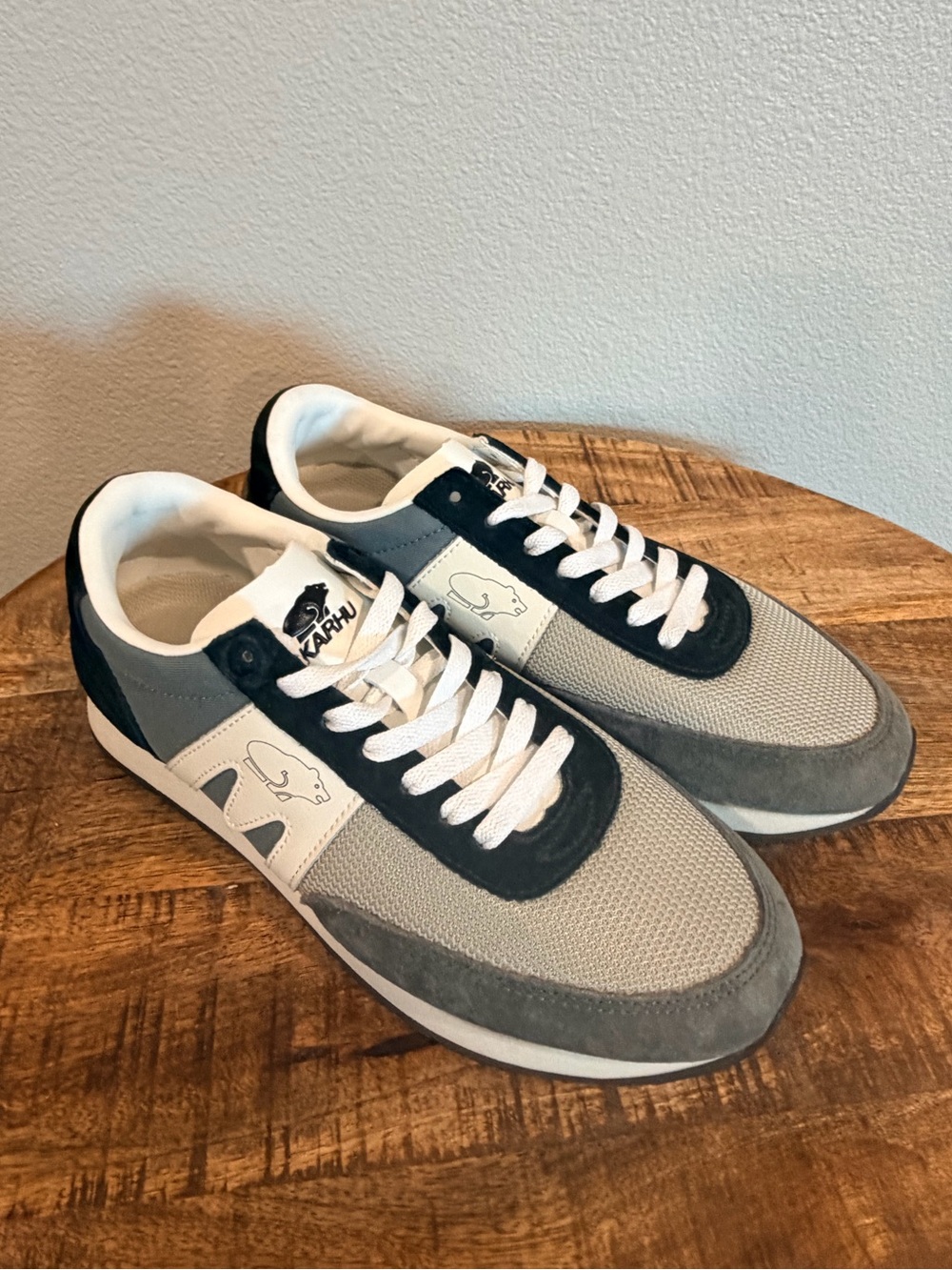 Karhu Albatross 82 Retro Suede Mesh Sneakers Grey Navy Women 8 Men 6 EU 39